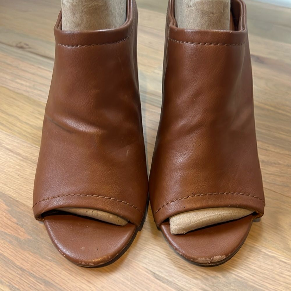 Mossimo Peep Toe Heeled Booties - Picture 2 of 6